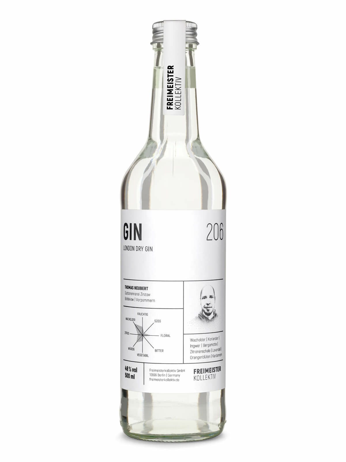 Freimeisterkollektiv Gin 206 - Gin Cocktail Set von Drink Syndikat
