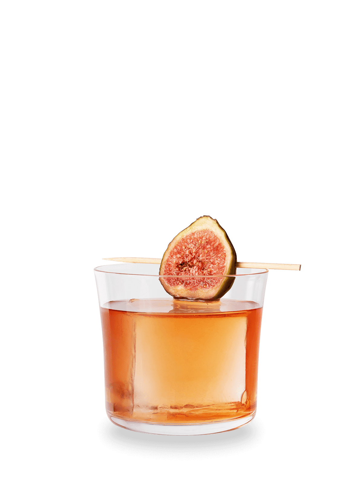 Rum Old Fashioned Rezept mit Feige