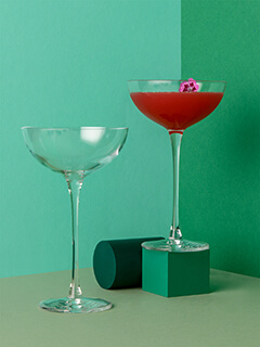 Cocktail-Gläser NUDE Hepburn und NUDE Big Top